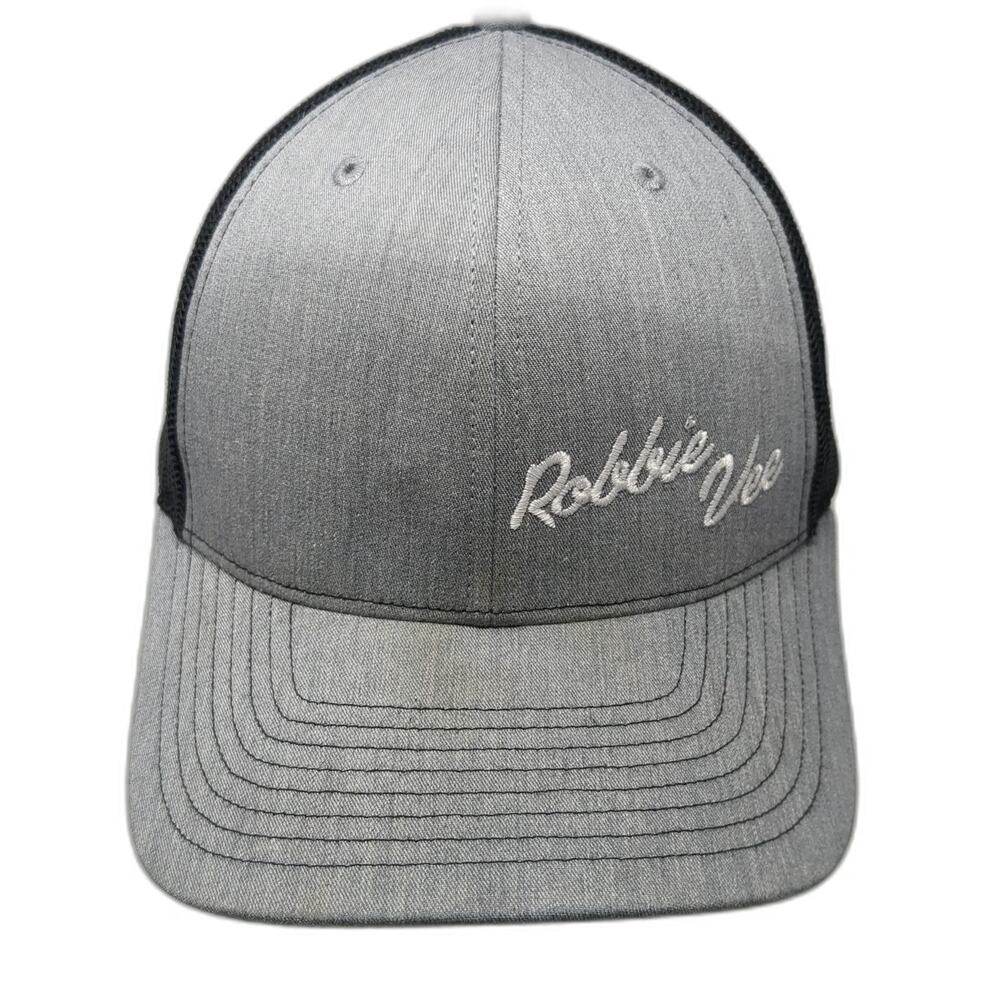 Richardson Trucker Hat Gray One Size Robbie Vee Let's Talk Story Snapback